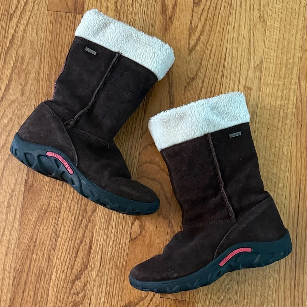 Merrell Kids Girls 3 Jungle Moc Puff Winter Waterproof Boots Insulated